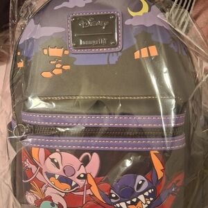 Loungefly Disney Lilo & Stitch: The Series Vampire Angel & Stitch Backpack